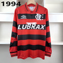 Camisa 1 Flamengo Retrô 1994 Manga longa - Masculina