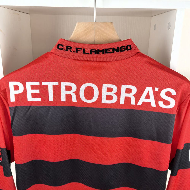 Camisa 1 Flamengo Retrô 1994 Manga longa - Masculina