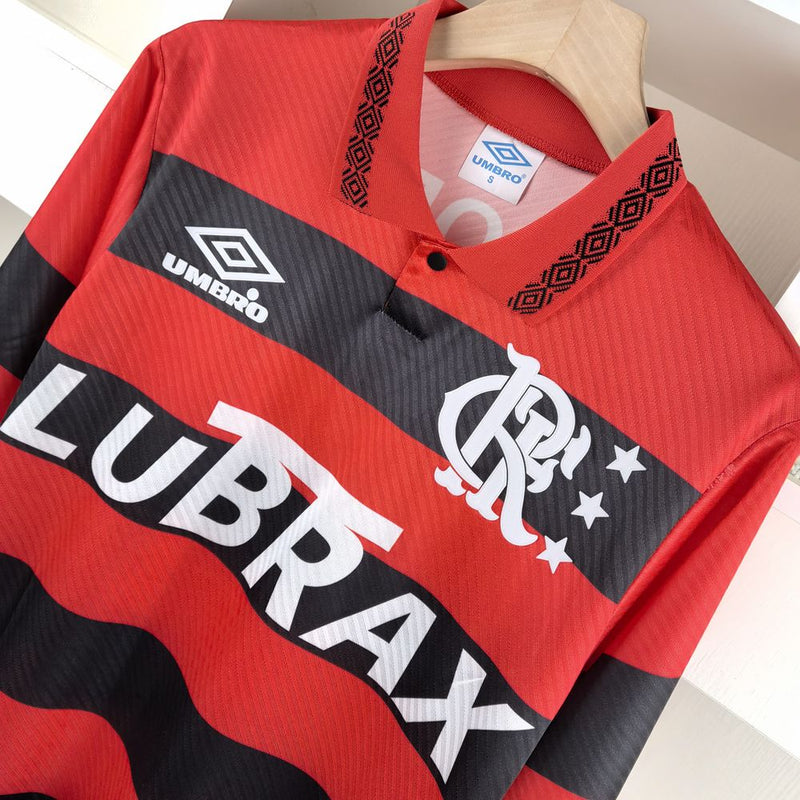 Camisa 1 Flamengo Retrô 1994 Manga longa - Masculina